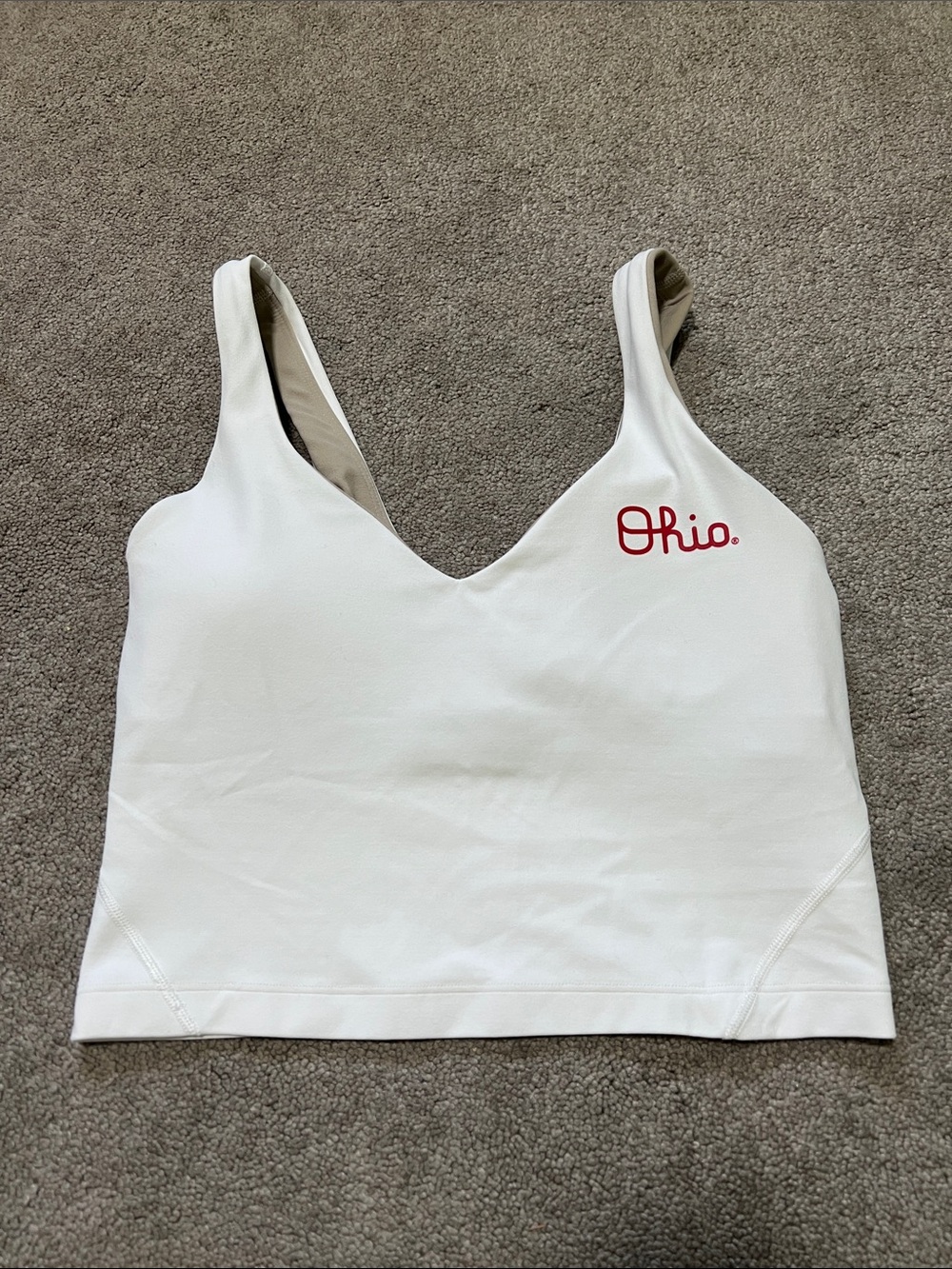 Lululemon Align Tank Top Ohio State University White size 4